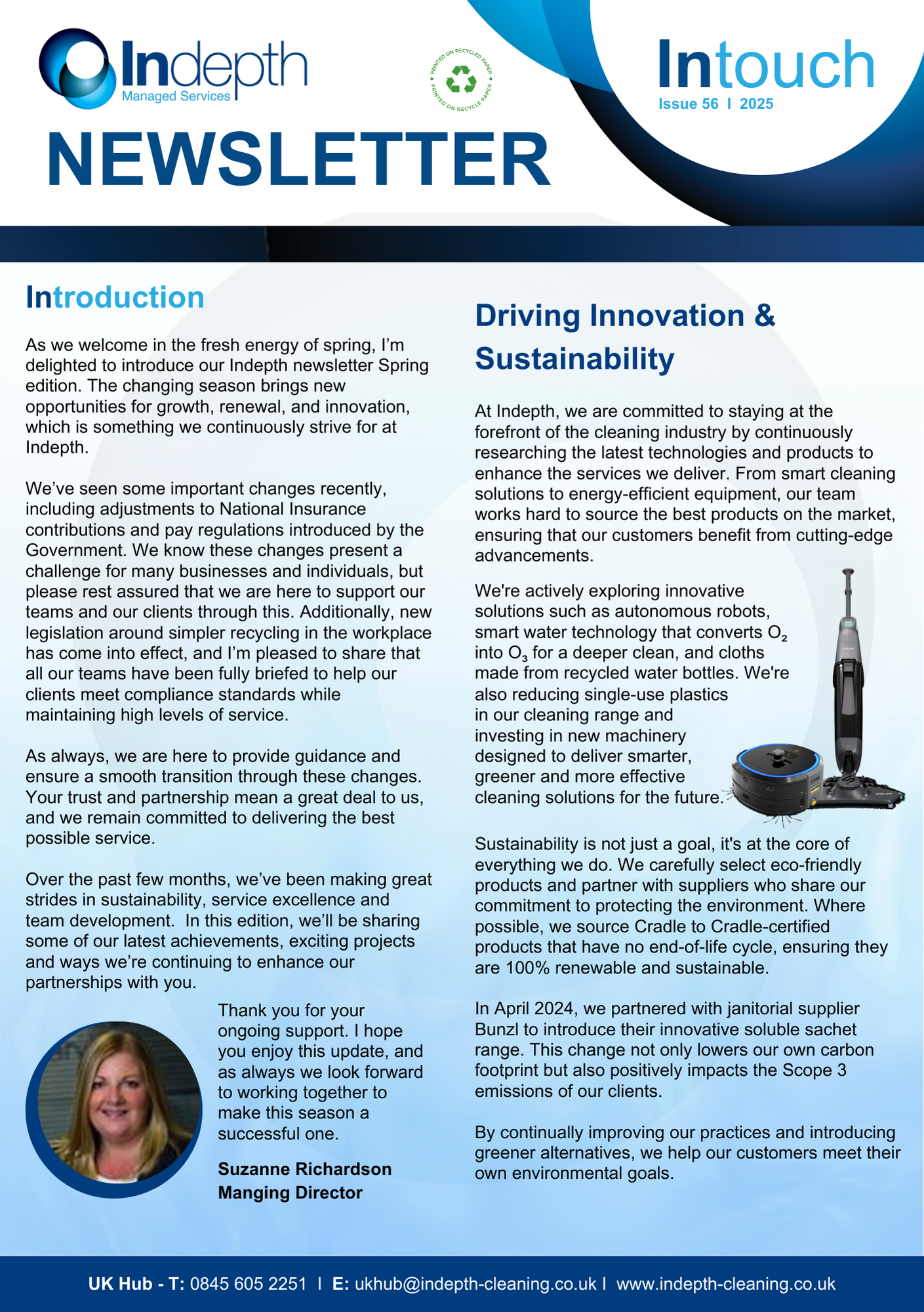 Newsletter Spring 2025 - Front Cover